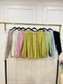 Summer Transparent Round Neck Lantern Sleeves Loose Tops